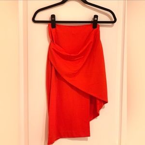 BEBE Asymmetrical Wrap Skirt